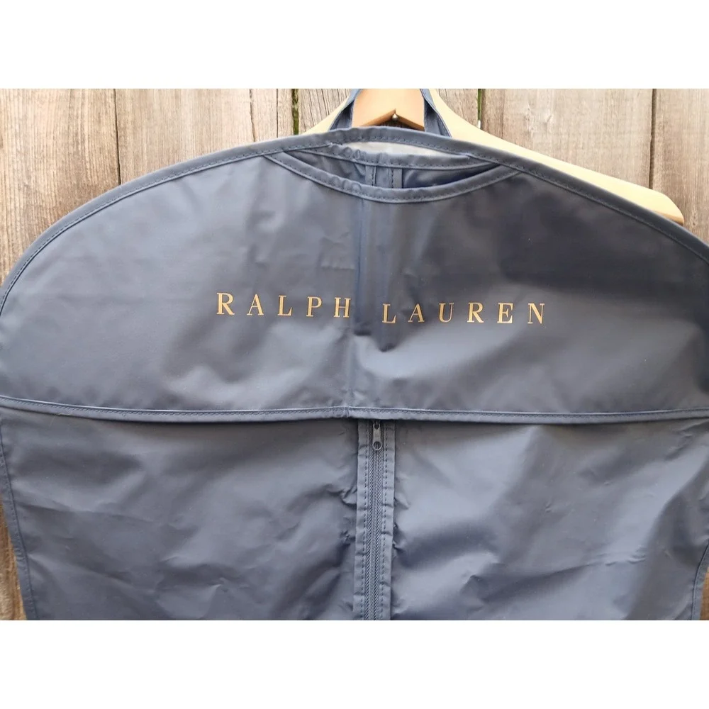 Ralph Lauren Dark Blue Garment Bag Hanging Travel Suit Cover 24